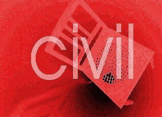 civil war, a digital art remix